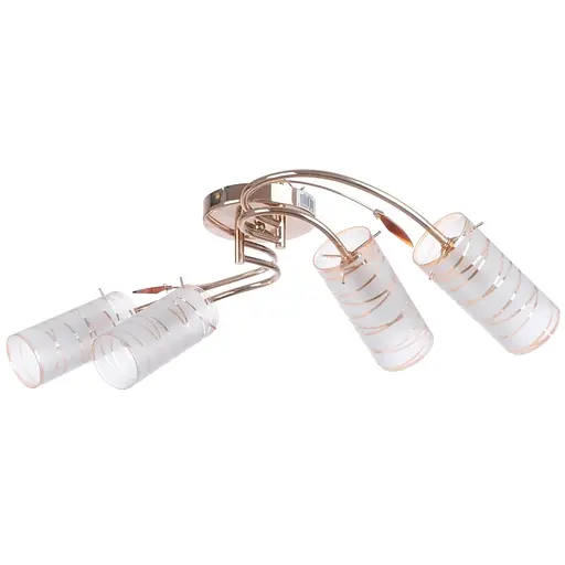 Люстра стельова Brille класична E14 60W G (LK-172C/4)