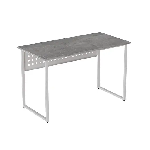 Стол письменный Майк Ferrum-decor 75x100x60 Белый металл ДСП Бетон 32 мм (FRD-106511) - фото 4