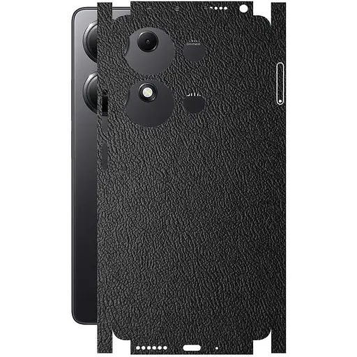 Захисна плівка StatusSKIN для Xiaomi Redmi Note 13 Pro 4G Корпус Вініл Шкіра чорна - фото 1
