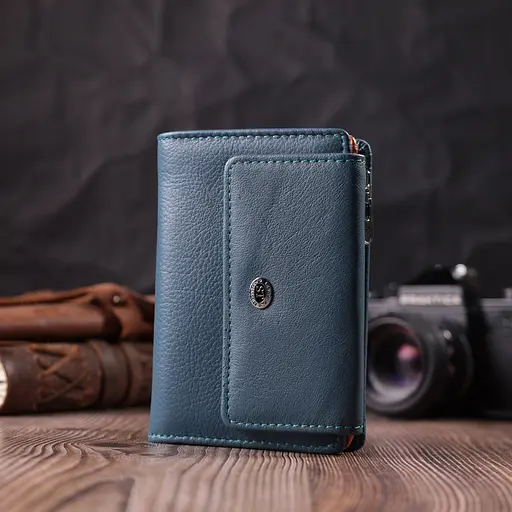 Кожаный женский кошелек ST Leather 13.5х9х2 см acs0028440 - фото 7