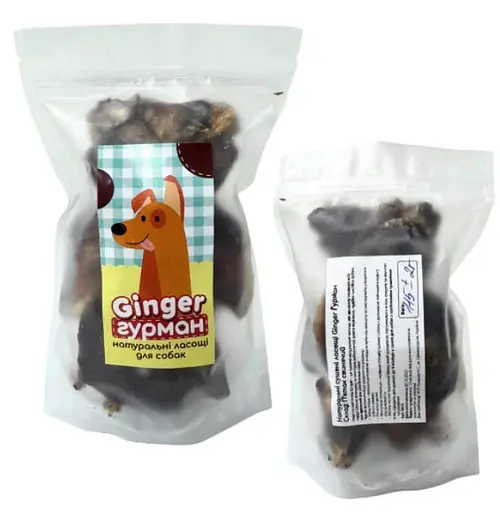 Лакомство Гурман Ginger пятак свиной сушеный 115 г - фото 1