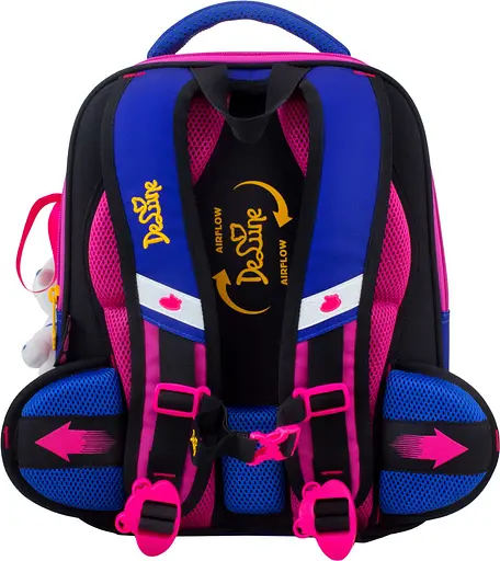 Ортопедический ранец 3 в 1 Delune для девочки Фея 35х27х16 см Розовый (7mini-017) - фото 4