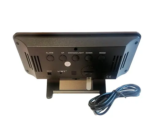 Мережевий годинник VST 888H RGB цифровий з дзеркальним LED-екраном - фото 5
