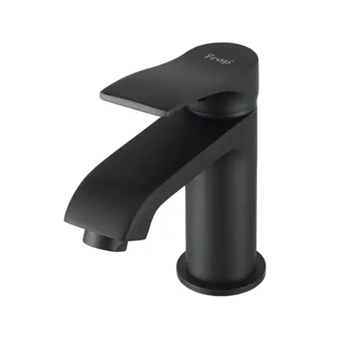 Смеситель для умывальника Frap F1075-9 Черный матовый - фото 2