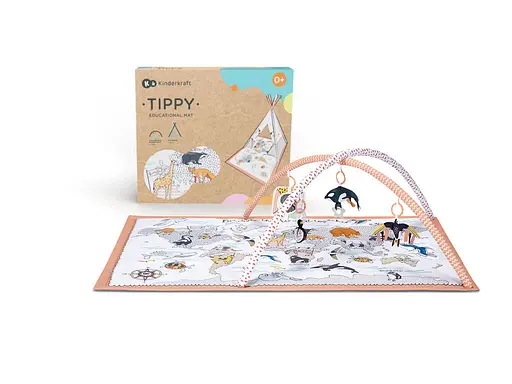 Развивающий коврик-палатка Kinderkraft Tippy Вигвам 3в1 - фото 10