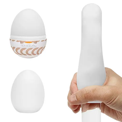 Мастурбатор яйцо Tenga Egg Wonder Ring белый - фото 3