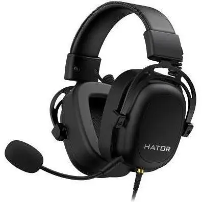 Навушники з мікрофоном Hator Hypergang 2 Black (HTA-910)
