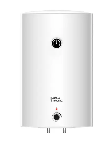 Водонагрівач електричний Aquatronic, 1500 Вт, мокрий ТЕН, 100 л універсальний, циліндричний, білий (Round W1004615 B4) - фото 1