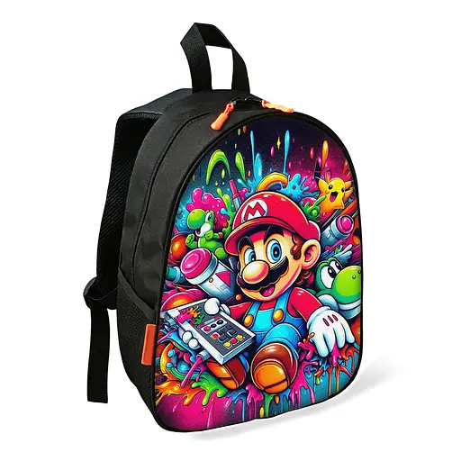 Рюкзак Супер Марио детский школьный/городской 34х27х13 см для мальчика (02476)