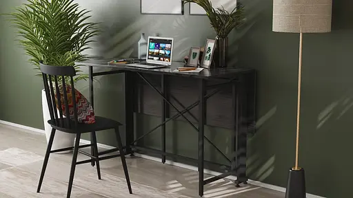 Стіл-книга трансформер Оріон 3 Ferrum-decor 750x1150x880 Чорний метал ДСП Сосна Кембра 16 мм (FRD-105083) - фото 9