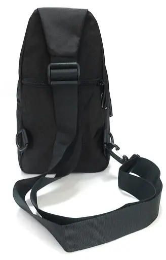 Чоловіча сумка чорна Lanpad sum0028746 - фото 3