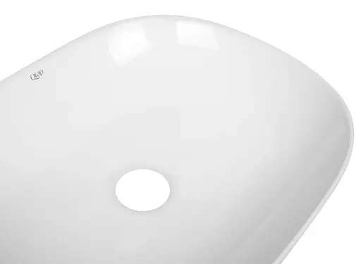 Комплект Qtap Aquarius: Раковина накладная прямоугольная 470x380x120 мм White + Донный клапан PU02 (QT21112185WN47295) - фото 4