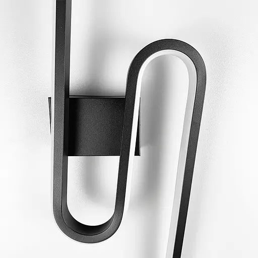 Настінний чорний LED світильник у 2-х розмірах Line F довжина 60 см Арт. WM32 BK - фото 6