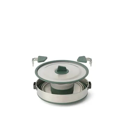 Набор посуды Sea To Summit Detour Stainless Steel One Pot Cook Set w/Sack (1033-STS ACK026031-122111) - фото 5