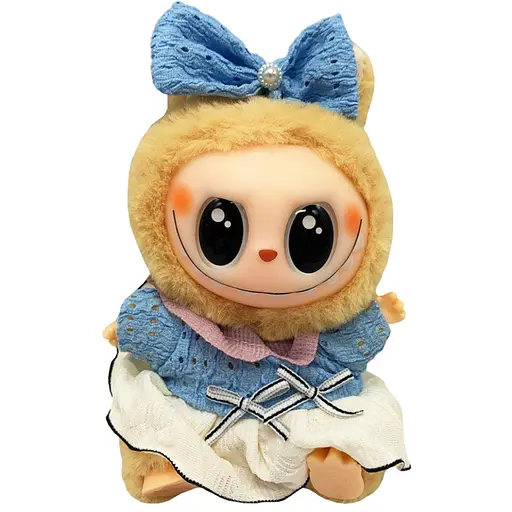 Дитяча м'яка іграшка-брелок The Monsters Labubu Labubu16 в асортименті - фото 5