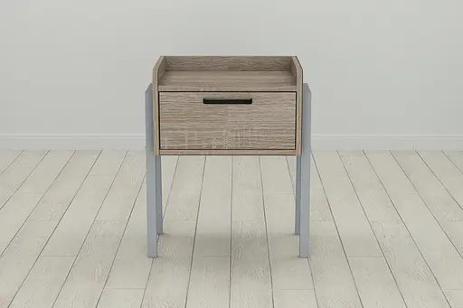 Тумба модульная Ferrum-decor Бетти 540x450x320 металл Серый ДСП Сонома Трюфель 16 мм (FRD-103001) - фото 4