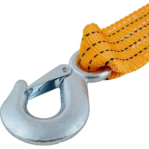 Трос буксирувальний Vitol ТР-250-5-1 стрічка 5 тонн 50 мм х 5 м помаранчевий (TR-250-5-1) - фото 4