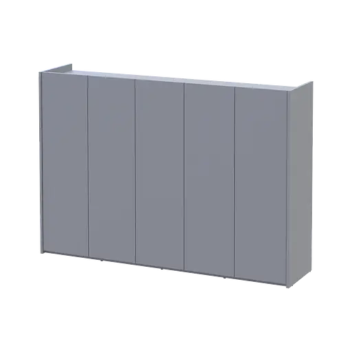 Тумба для обуви Doros Кассель Серый 5 ДСП 159х40х110 (41516227)