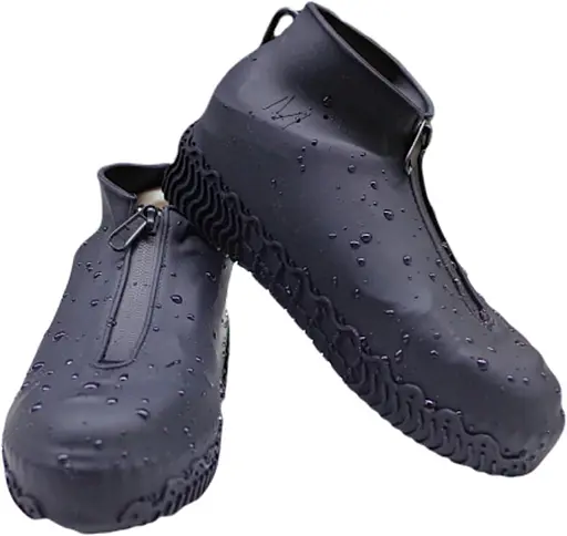 Бахіли на взуття силіконові з застібкою LVR 016 L 38-42 Black (17554)