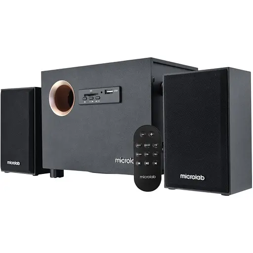 Акустична система 2.1 Microlab M-105R 10 Вт ДУ FM чорна
