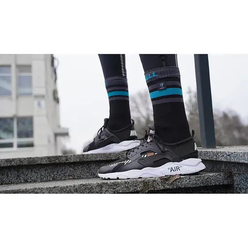 Носки DexShell Ultra Dri Sports водонепроницаемые XL с голубой полоской - фото 8