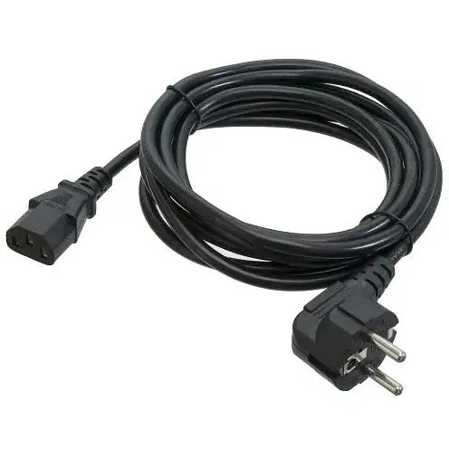 Кабель питания от сети PC-186, черный, 3 м, Patron, CEE 7/7 - IEC C13, 3x0.75 мм² (PN-POW-30) - фото 1