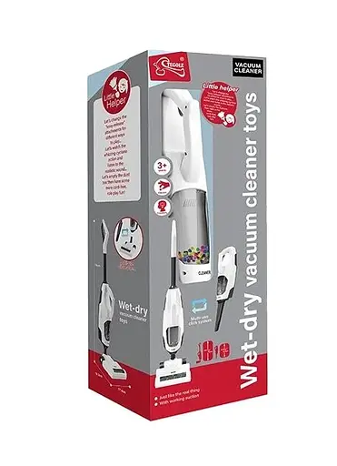 Пылесос вакуумный F 2306, 2 в 1, на батарейках, цветные шарики, в коробке (6946615983854) - фото 1
