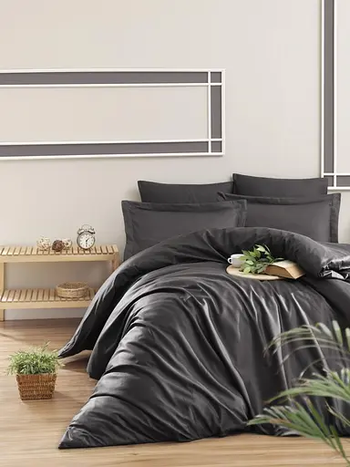 Постільна білизна Snazzy Anthracite Сатин First Choice pbe0051016 - фото 1