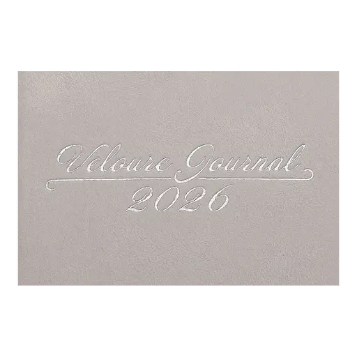 Щотижневик датований Buromax Velour 2026 85 x 153 мм штучна шкіра світло-сірий (BM.2891-20) - фото 4