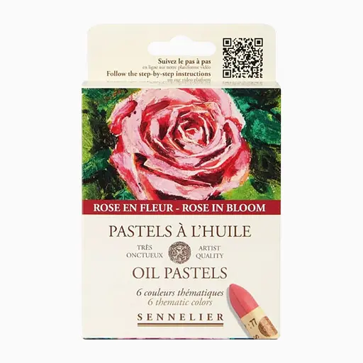 Набор масляной пастели Sennelier Rose in bloom, 6 цветов, картон.
