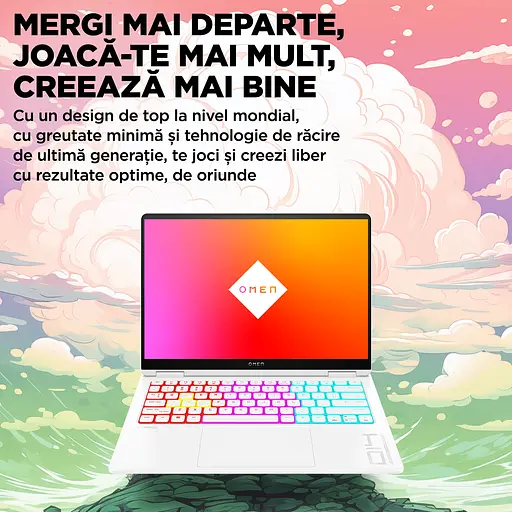 Ноутбук HP OMEN Transcend 14-fb0047nn Ultra 9 185H la 51GHz,14'',32GB LPDDR5x,2TB,RTX 4070 8GB - фото 12