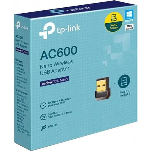WiFi-адаптер TP-LINK Archer T2U Nano - фото 6