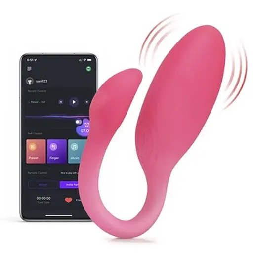 Віброяйце Magic Motion Flamingo Max 11 см рожевий - фото 2