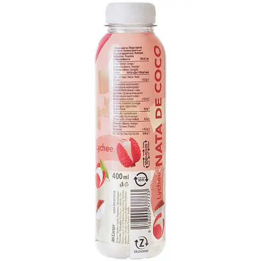 Напиток Rio Nata de coco с ферментированным кокосом и личи 0.4 л						 - фото 3