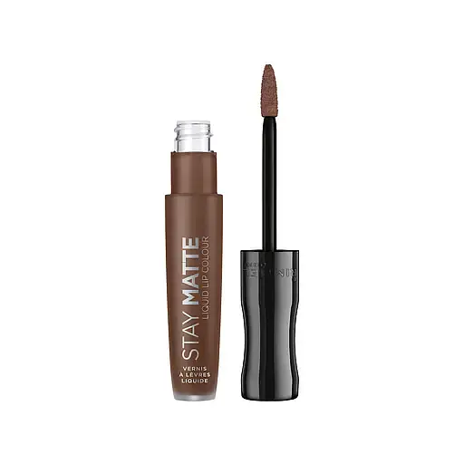 Рідка помада для губ Rimmel Stay Matte, з матовим ефектом, відтінок 731 (Scandalous), 5,5 мл (8000018939885) - фото 2