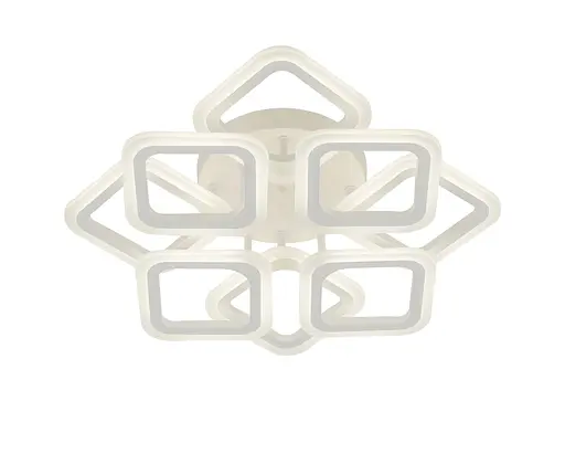 LED Стельова Люстра 5104-4+4S (Білий)