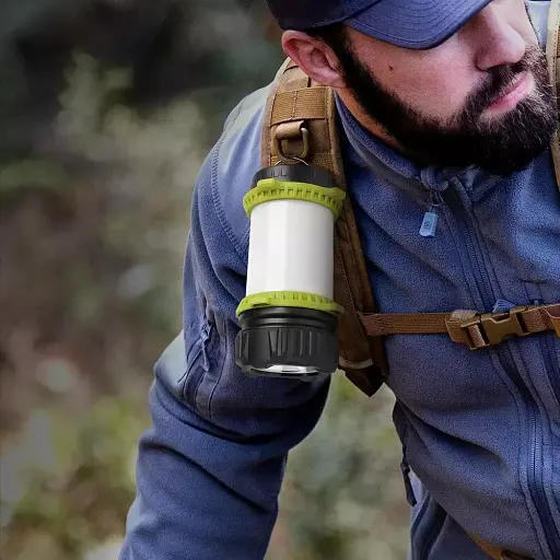 HC-260 | Багатофункціональна лампа для кемпінгу, туристичний ліхтарик з функцією зарядного пристрою | Червоне світло | 6 режимів - фото 5