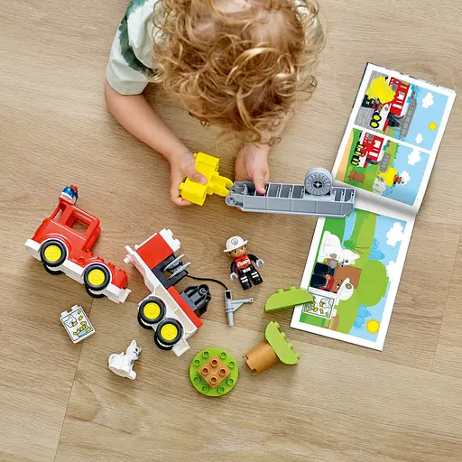 Уцінка. Конструктор LEGO DUPLO Пожежна машина, 21 деталей (10969) - фото 3