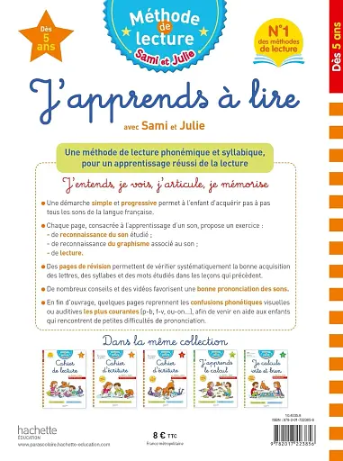 Sami et Julie J'apprends à lire Dès 5 ans: Méthode 100% syllabique - фото 2