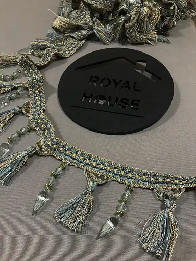 Серо-бежевая бахрома - фото 2