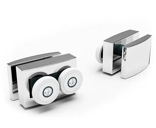 Душові двері Dusel DSL191 1200x1900, універсальні, прозорий, хром - фото 3