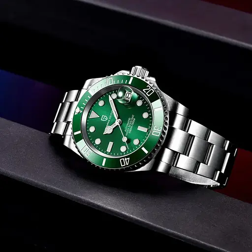 Наручные часы мужские PD-1661 Silver-Green Pagani Design acs0031147 - фото 5