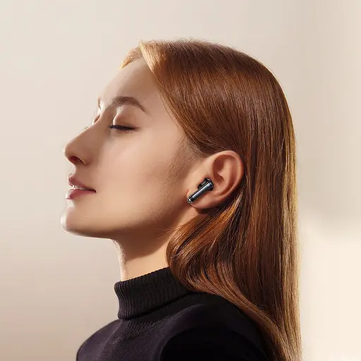 Навушники бездротові Hoco TWS EQ18 вкладиші чорний - фото 4