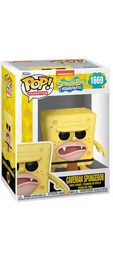 Фигурка Funko Pop Фанко Поп Пещерный человек Спанч Боб Caveman SpongeBob 10 см FP CS 1669 - фото 3