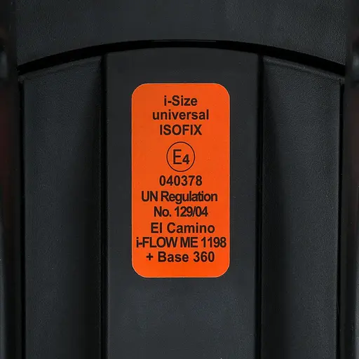 База под автокресло El Camino i-FLOW ME 1198 Base 360, i-SIZE R129, с ISOFIX и опорной ногой - фото 6