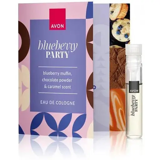 Листівка з пробним зразком Avon EDC Blueberry Party 0.6мл (49469263) - фото 1