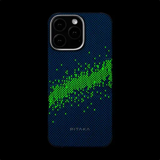 Чохол Pitaka MagEZ Tactile Woven StarPeak Lumintex Apple iPhone 16 Pro Max Milky Way Galaxy (KI1604PMYG) [128403] - фото 4