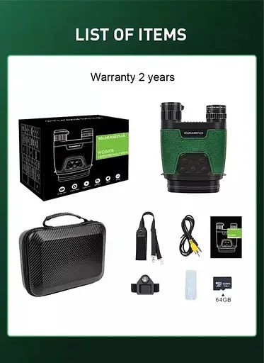 Прибор ночного видения Widgameplus WG600B Цифровой бинокль - фото 8