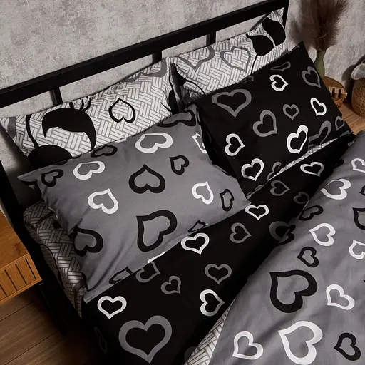 Набір наволочок Moon&Star Бязь Gold Люкс Feline Romance 60х60 см 2 шт - фото 2