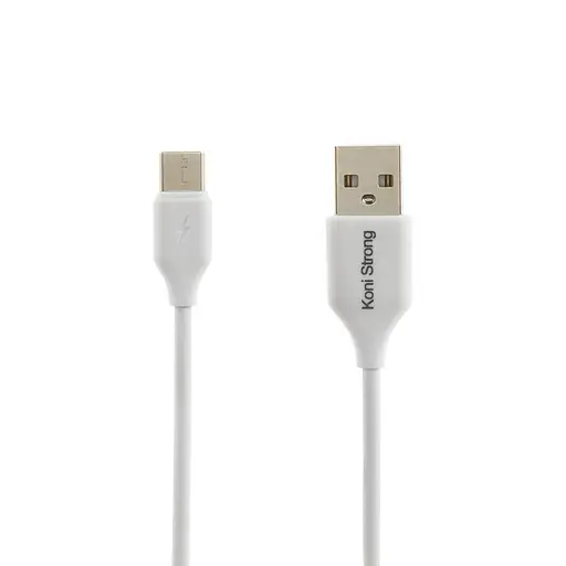 Кабель Micro USB Koni Strong KS-59m белый - фото 1